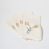 Fleurs Romantiques Table Napkins | Set of 4 Table Linens 