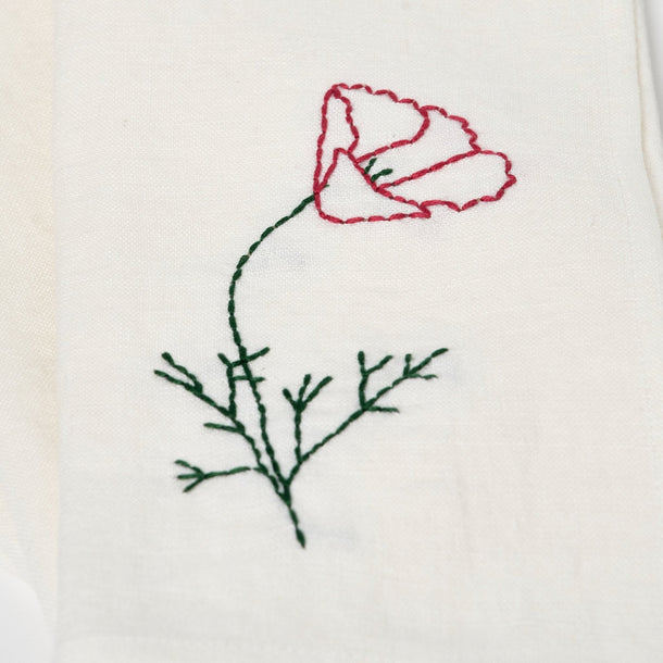Fleurs Romantiques Table Napkins | Set of 4_Sarah Espeute_201-61-1924.1-168CoquelicotOS | Obakki