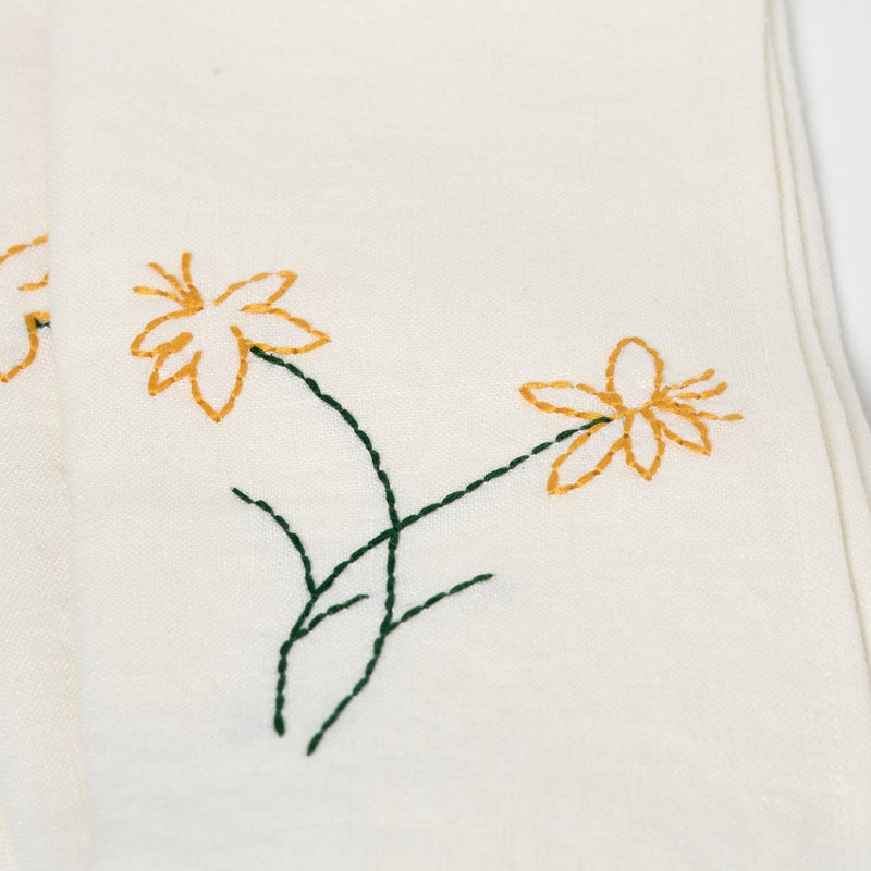 Fleurs Romantiques Table Napkins | Set of 4 Table Linens Cosmos 