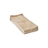 Fringed Cotton Napkins | Set of 6 Napkins 