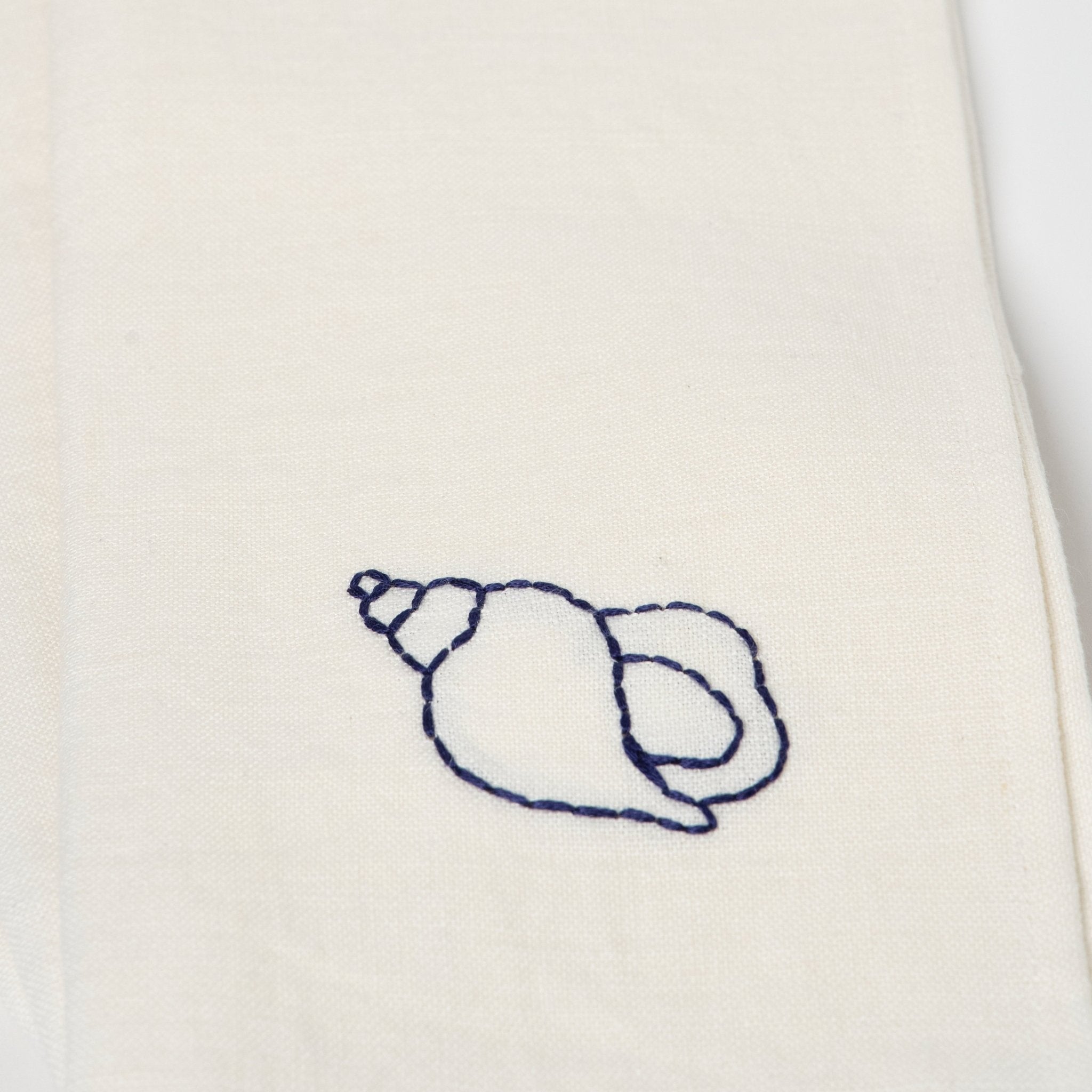 Fruits De Mer Table Napkins | Set of 4 Table Linens Conque 