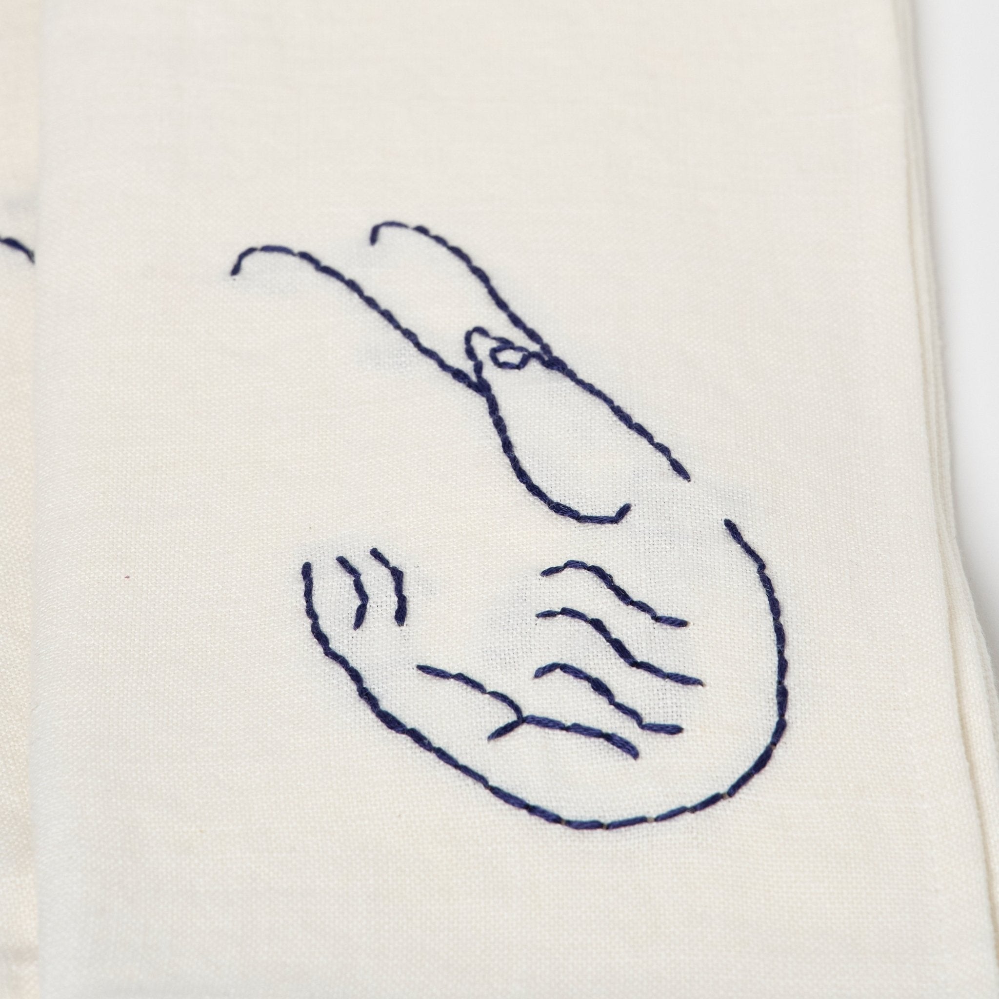 Fruits De Mer Table Napkins | Set of 4 Table Linens Crevette 