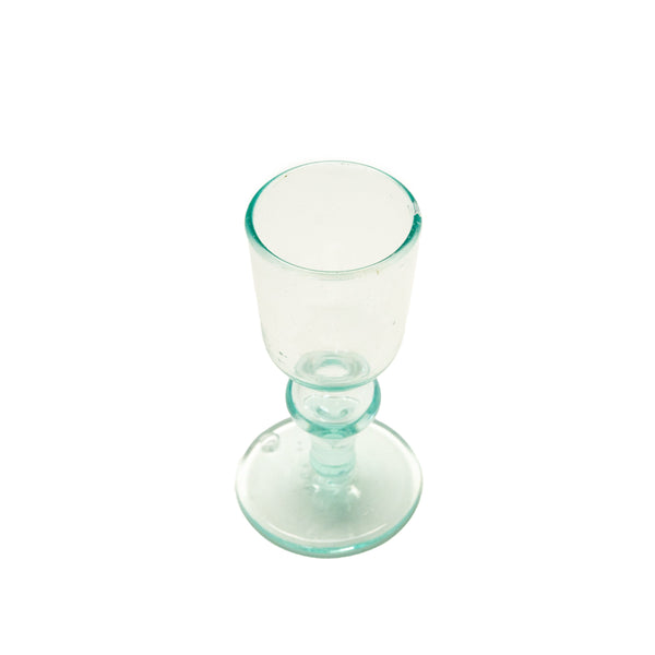 Hand Blown Wine Glass | Clear Glassware 