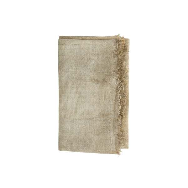 Hand Dyed Hemp Napkins | Set of 4 Scarves 
