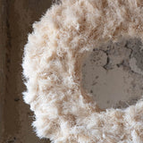 Handwoven Frosted Wreath Accents + Decor 