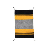 Handwoven Oaxacan Textures Rug | Bright Gold Rugs 2' x 3' 