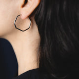 Hexagon Earrings | Small Jewelry 