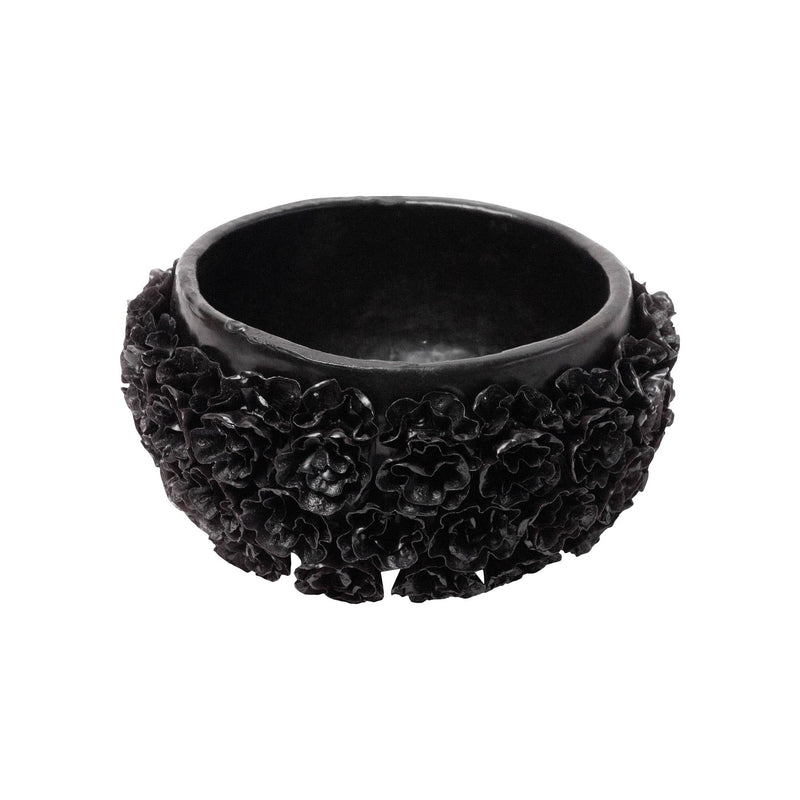 Imperfect Beeswax Candle Bowl | Black Candles 