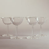 Italian Gift Box - The Rosetta Martini Set Glassware 