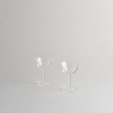 Italian Gift Box - The Rosetta Martini Set Glassware 