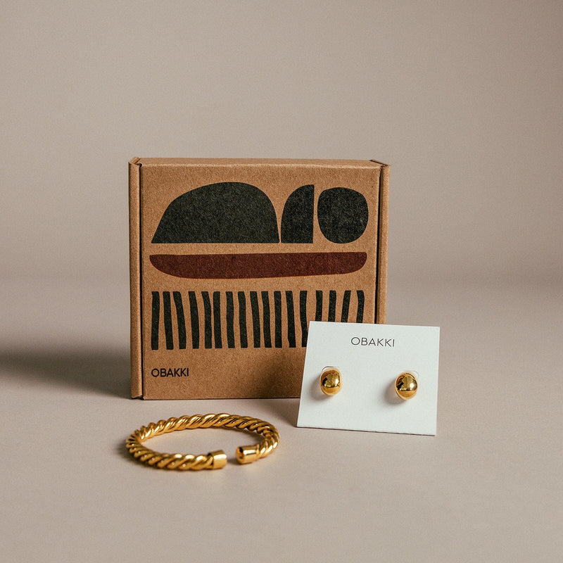 Kenyan Gift Box - The All That Glitters Set Bracelet 