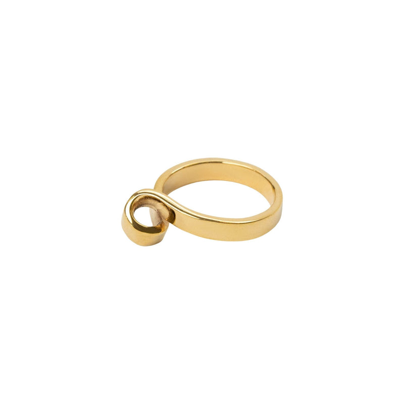 Knotted Ring Jewelry Gold Plated 5 