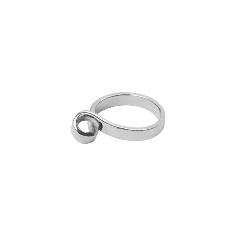 Knotted Ring Jewelry Silver Plated 5 
