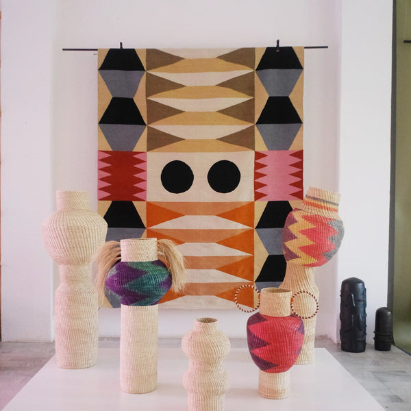 Land 04 | Handwoven Wool Rug Rugs 3.28' x 4.92' 