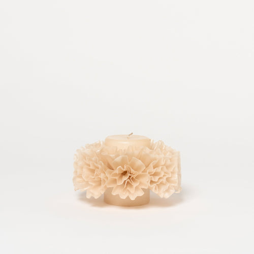 Large Skirted Candle | Cappuccino Candles & Incense 