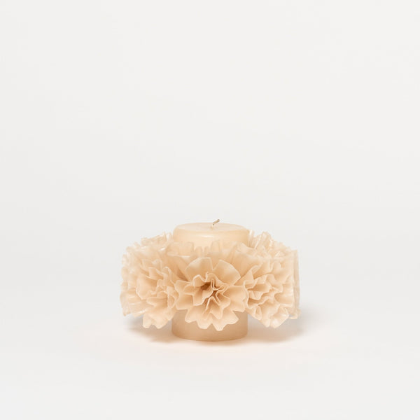 Large Skirted Candle | Cappuccino Candles & Incense 