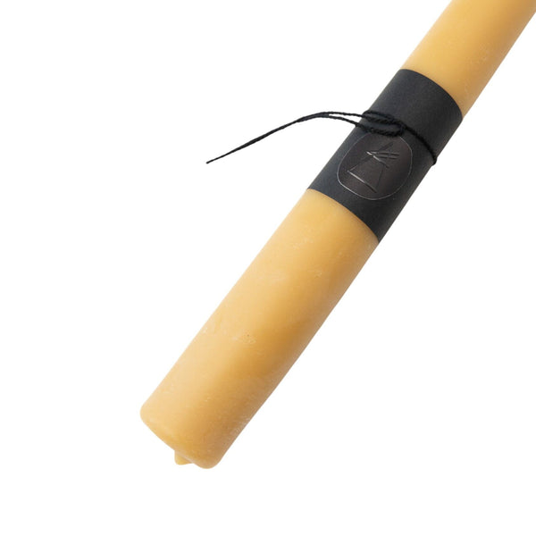 Large Taper Candle | Unscented Yellow Candles 
