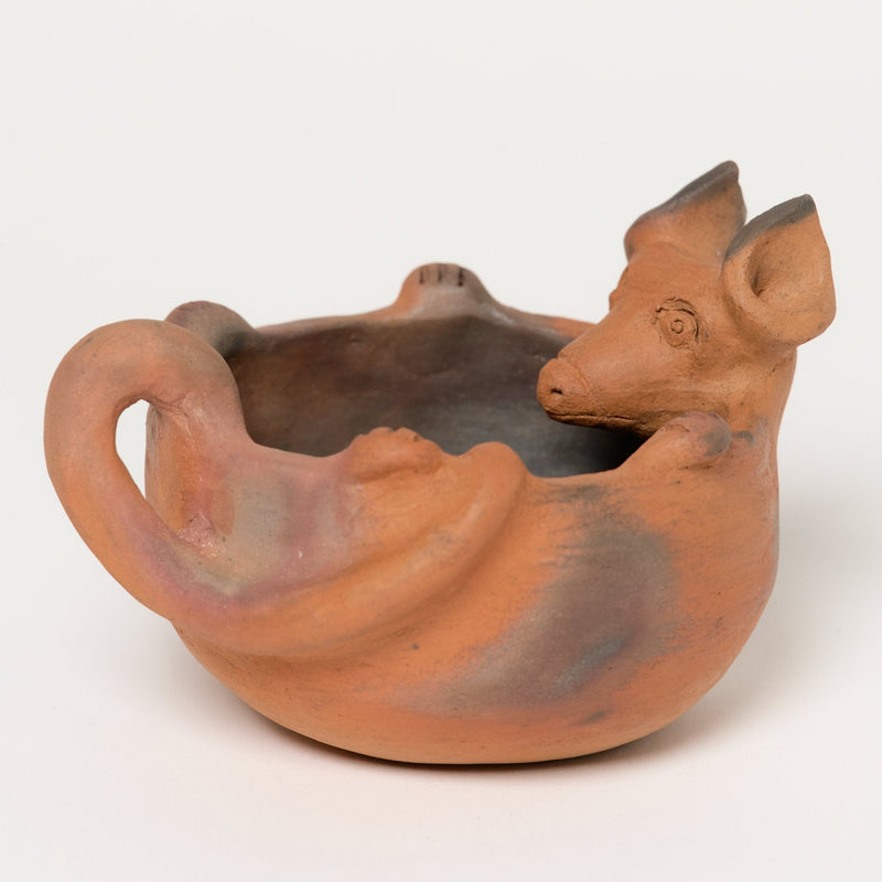 small clay plant pots Maceta Tlacuache Clay Planter