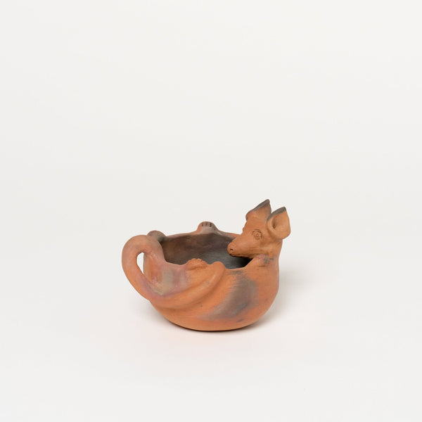 Maceta Tlacuache Clay Planter