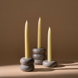 Marble Candle Holders | Set of 3 Candles & Incense 
