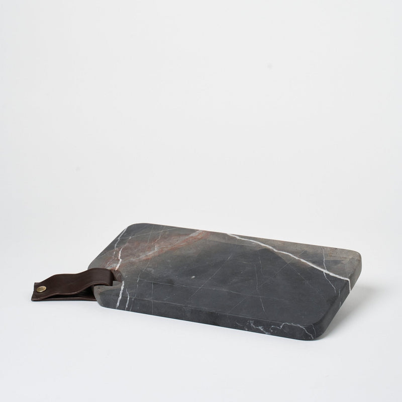 Marble Cheese Board | Rectangular Vases + Planters Black Marble 