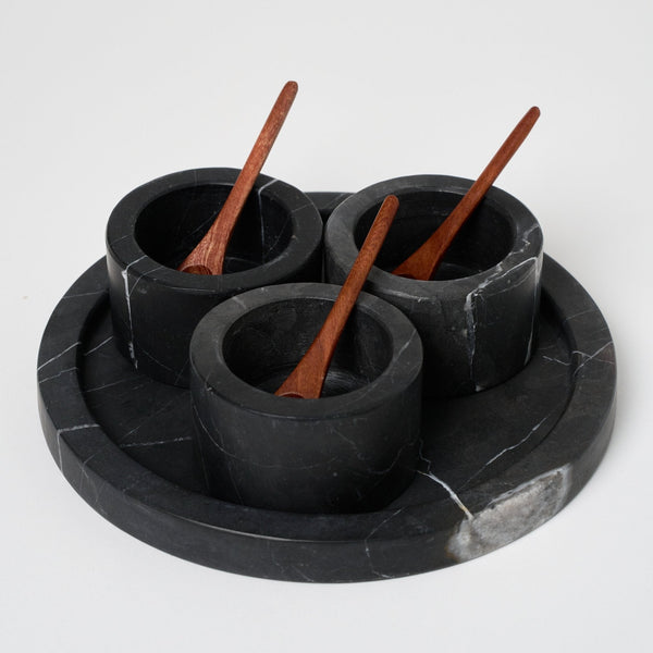 Marble Sauce Dish | Set of 3 Vases + Planters 