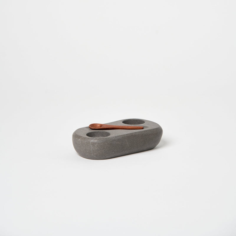 Marble Sauce + Spice Board Vases + Planters Grey Marble 