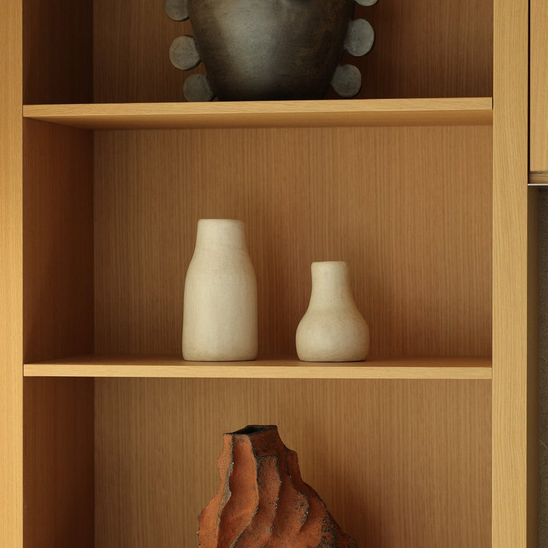 Medium Kouba Tadelakt Vase | Ivory Vases + Planters 