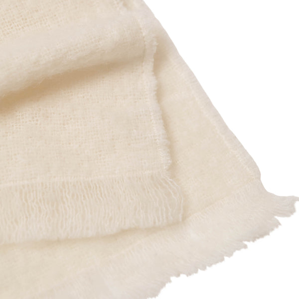 Mohair Scarf | Cream Rugs 