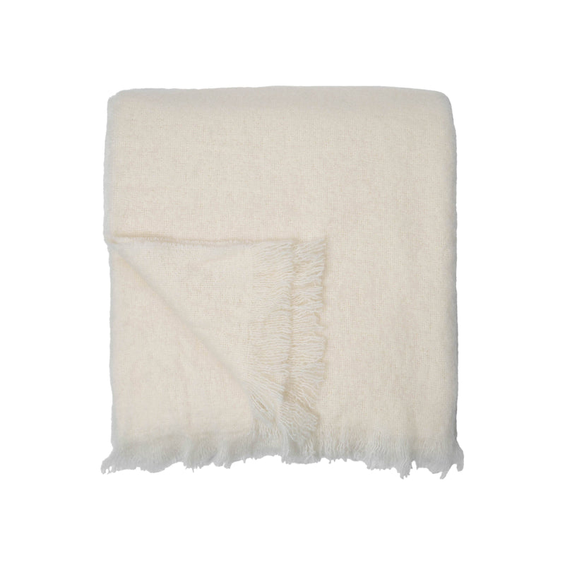 Mohair Scarf | Cream Scarves 