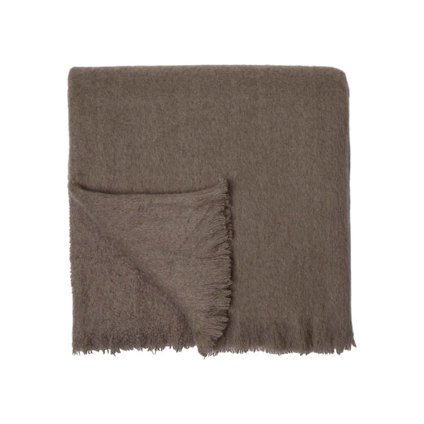 Mohair Scarf | Taupe Scarves 