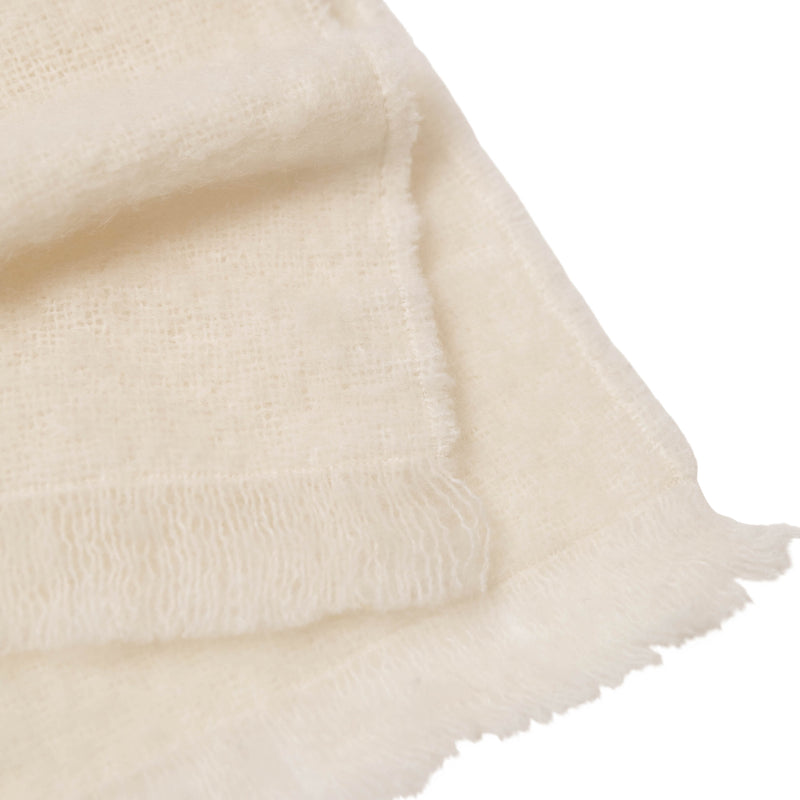 Mohair Throw | Cream Blankets & Throws 