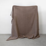 Mohair Throw | Taupe Rugs 