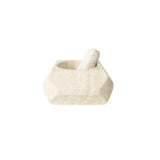 Orion Mortar and Pestle | Travertine Mortar + Pestles 
