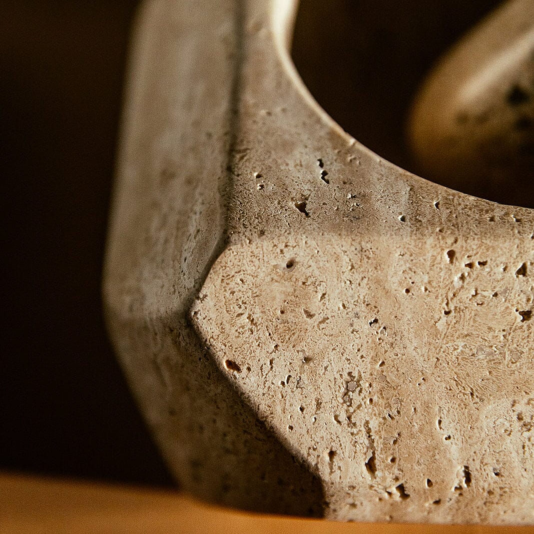 Orion Mortar and Pestle | Travertine Mortar + Pestles 