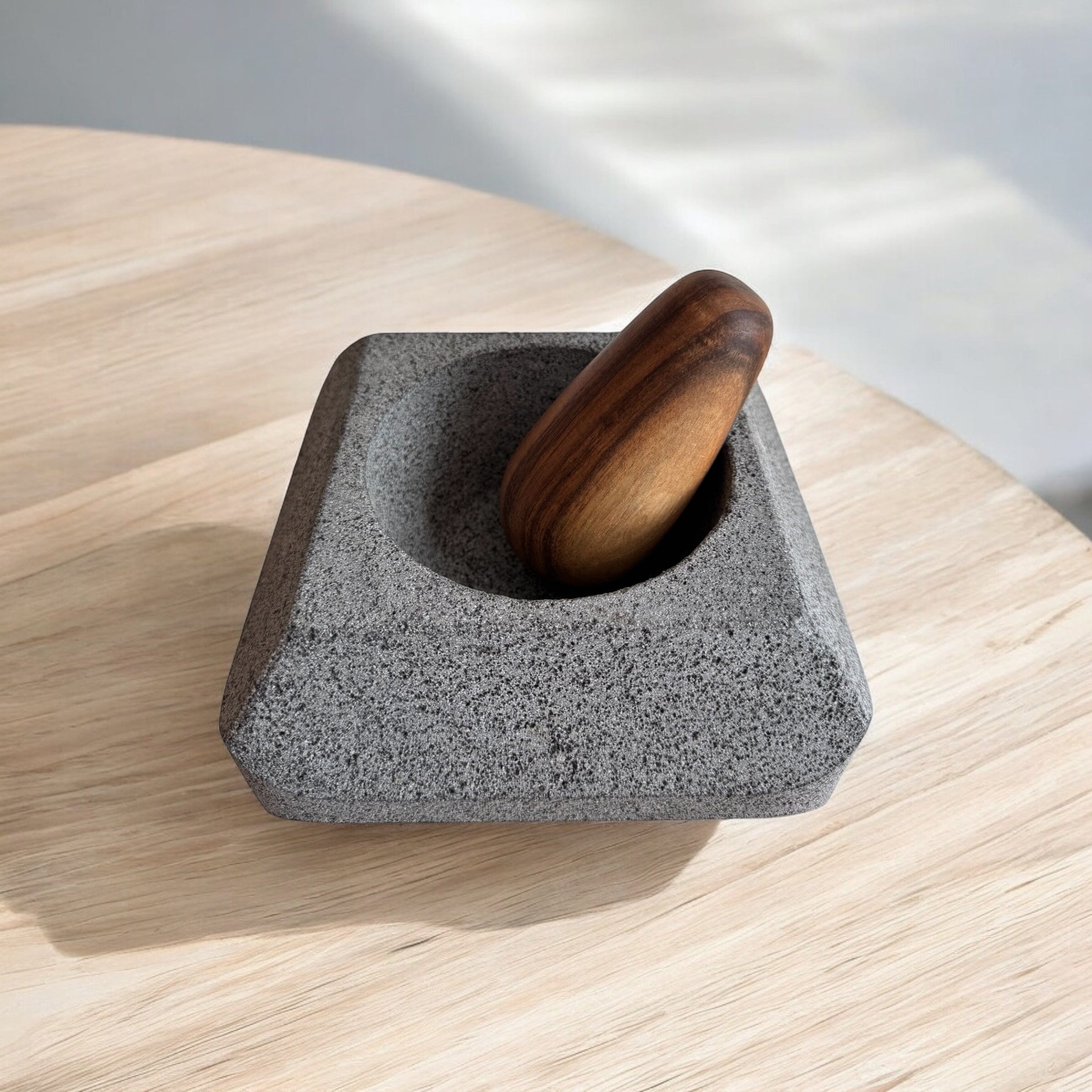 Orion Mortar and Pestle | Volcanic Stone Mortar + Pestles 