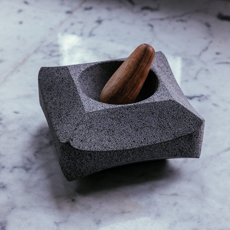 Orion Mortar and Pestle | Volcanic Stone Mortar + Pestles 