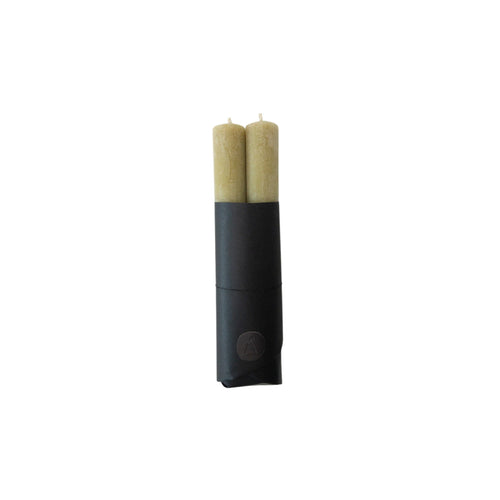 Pillar Candle Set of 2 | Lavender Green Candles 