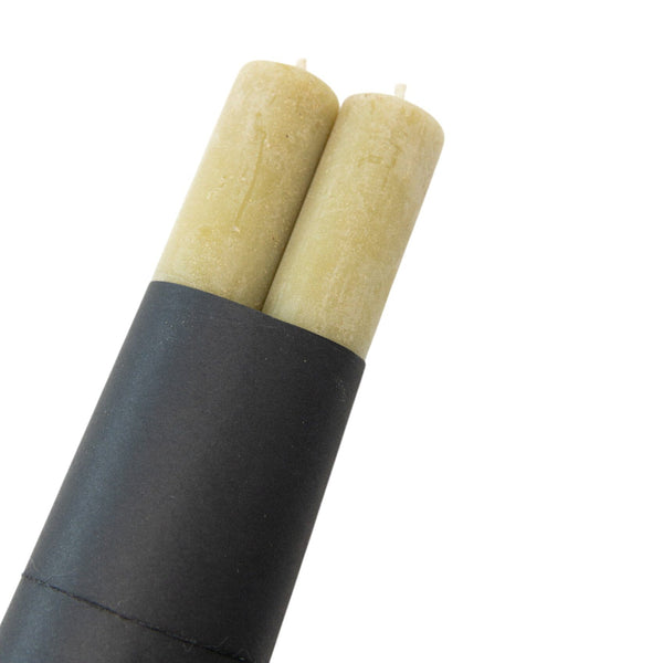 Pillar Candle Set of 2 | Lavender Green Candles 