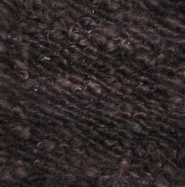 Raw Landscape Mohair Rug | Black Rugs 