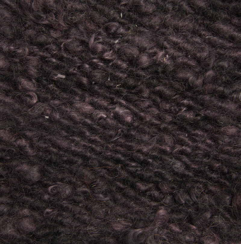 Raw Landscape Mohair Rug | Black Rugs 