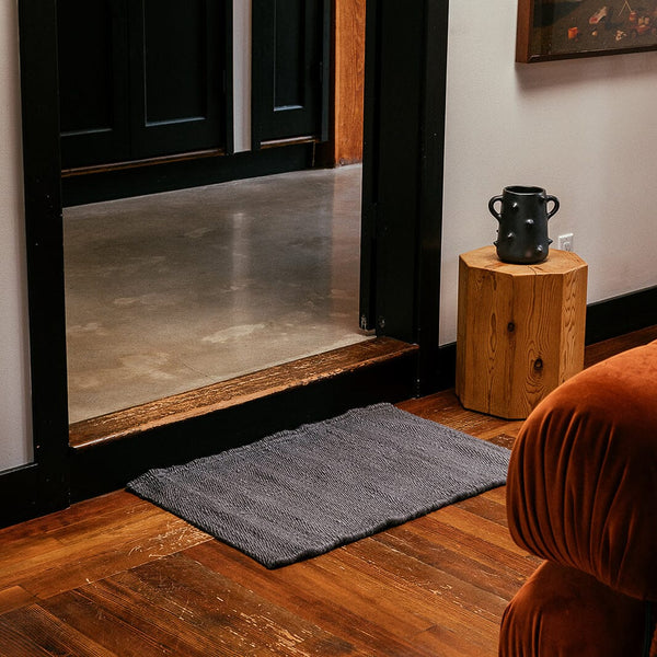 Raw Landscape Mohair Rug | Charcoal Rugs 