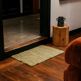 Raw Landscape Mohair Rug | Chartreuse Rugs 