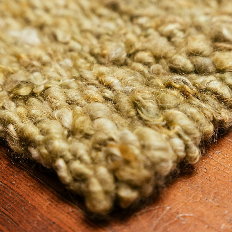Raw Landscape Mohair Rug | Chartreuse Rugs 