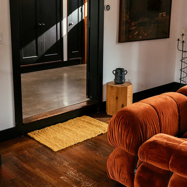Raw Landscape Mohair Rug | Citrine Rugs 