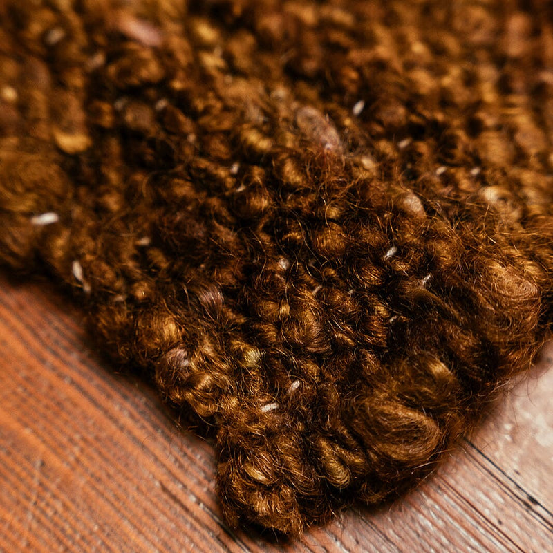 Raw Landscape Mohair Rug | Dark Taupe Rugs 