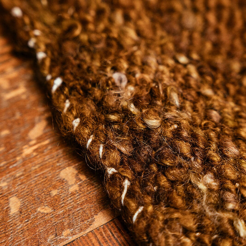Raw Landscape Mohair Rug | Dark Taupe Rugs 