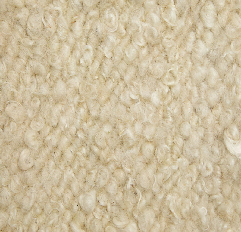 Raw Landscape Mohair Rug | Natural White Rugs 