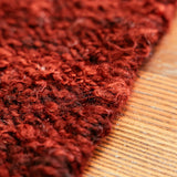 Raw Landscape Mohair Rug | Oxblood Rugs 