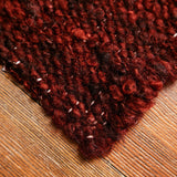 Raw Landscape Mohair Rug | Oxblood Rugs 